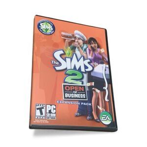 Sims 2: Open for Business Expansion Pack (PC/ CD Rom, 2006) Retro Vintage Game